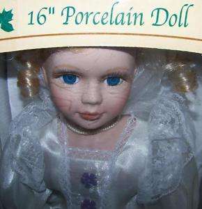 Older HEIRLOOM COLLECTION 16 Porcelain Doll MIB  