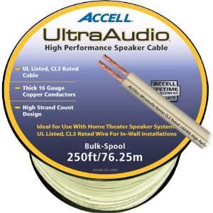  NEW 250 UltraAudio Speaker Cable   16 Gauge CL3   B109B 