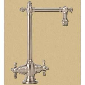   Faucets 1850 Towson Straight Spout Cross Handle Antique Brass
