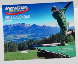 Innova 2012 WALL CALENDAR Disc Golf 14 month BEAUTIFUL 17x11 NEW 