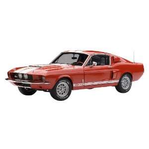  AUTOart 1/18 1967 Shelby Mustang GT500 RED/WHITE STRIPES 