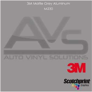  3M 1080 Matte Grey Aluminum Vinyl Car Wrap 2ft X 5ft (10sq 