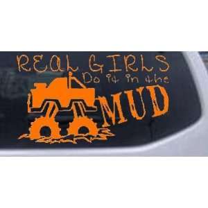 Real Girls Do It In The Mud Off Road Car Window Wall Laptop Decal 
