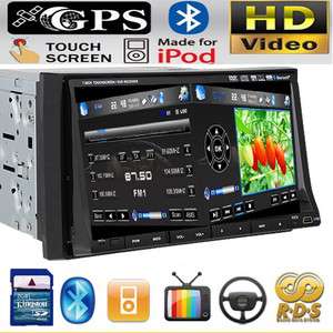 Din In Dash None GPS 7 Car DVD Player TV BT Mp3 RDS  