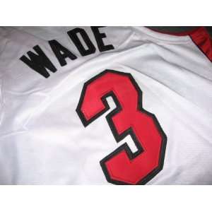  Adidas NBA Dwyane Wade Miami Heat Game Authentic Home Jersey 