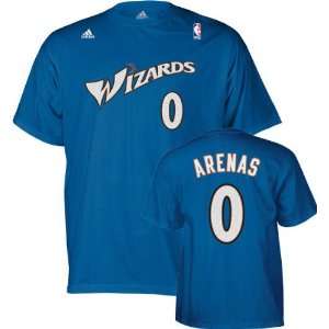  Gilbert Arenas adidas Player Name and Number Washington Wizards 