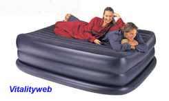 BRAND NEW Queen Raised Air Bed Mattress   AIRBED & PUMP  