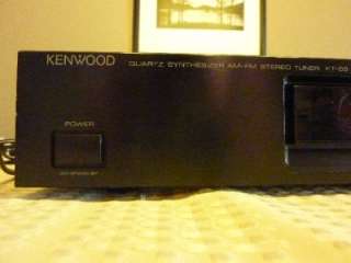 Kenwood KT 59 Quartz Synthesizer AM / FM Stereo Tuner  