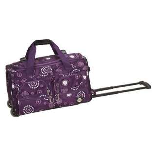 Rockland Rolling Duffle Bag   Purple Pearl (22).Opens in a new window