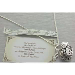   .75 wide. Nickel and lead compliant. . Prayer Box Necklace Jewelry