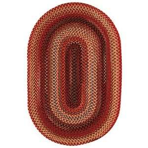   Capel Rugs Americana 8 x 11 oval Country Red Area Rug