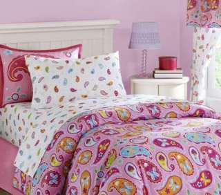   Paisley Dreams 100% Cotton Printed Bed Twin size Bedding Sheet Set