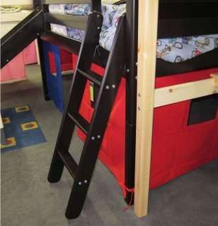Thuka Trendy Twin Low Loft Bed with Ladder and Slide   Made in Denmark 