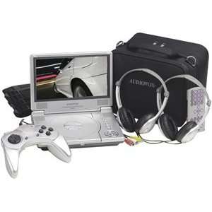  Audiovox 8 Slim Line Portable DVD Player with Games 