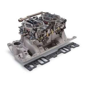   : Edelbrock Performer RPM Dual Quad Air Gap Manifold and: Automotive
