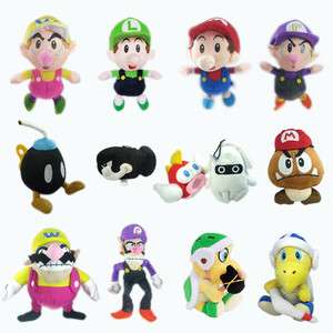 Super Mario Bros Plush Character Soft Toy Stuffed Animal Collectible 