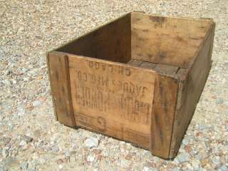 OLD KC Baking Powder Wood Box Crate WOODEN  
