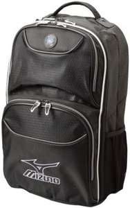 New Mizuno Coaches Backpack Bag Black 360158  