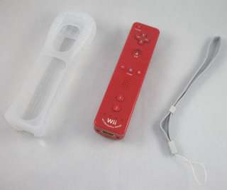 New Official Nintendo Red Wii Remote with Motion Plus  