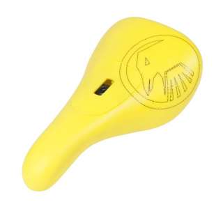 SHADOW V2 PLASTIC PIVOTAL BMX BICYCLE SEAT YELLOW NEW  