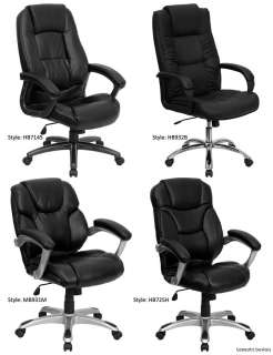 Office, Home Office Furniture Padded Leather Arm Chairs  