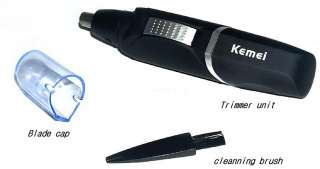   package include the trimmer unit, blade cap and brush as below photo
