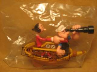   the SAILOR MAN w/ OLIVE OYL PULL BACK WIND UP BOAT TOY *NiP*  