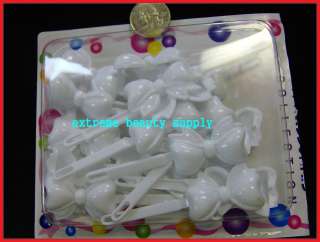 white ribbon Plastic girl Barrette clip bow Accessories  