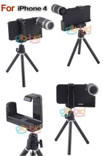 Zoom Telescope Camera Lens Tripod For iPhone 4 4G  