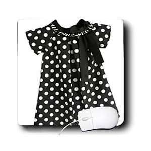  Florene Black and White   Black and White Polka Dot Dress 