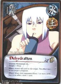 668 PARALLEL FOIL Dehydration Rare Naruto Card  