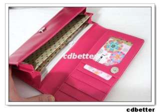   Girls Lovely Hello Kitty Style Long PU Clutch Bi Fold Wallets Purses