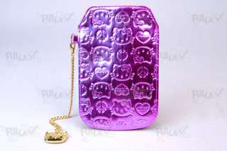 Hello Kitty Metallic iPhone iPod Cell Phone Pouch #912  