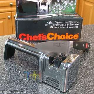Chefs Choice Diamond Multiedge Manual Knife Sharpener 0087877460076 