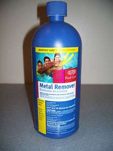 pool Chemicals METAL REMOVER REMOVE STAINS SCALE RUST  