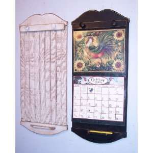  Handmade Primitive Cottage Style Calendar Holder