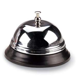  Officemate Call Bell, Black Base with Nickel Top (93671 