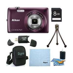  Nikon COOLPIX S4300 16MP 3 inch Touch Screen Digital Camera 