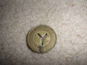 New York City Transit Authority One Fare Token Coin  