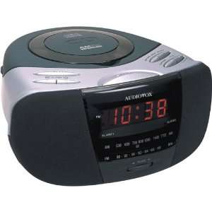  Audiovox CE256 CD AM/FM Alarm Clock Radio Electronics