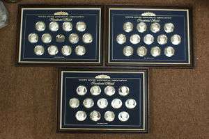 White House HA, 38 Silver Presidential Coin Medals Set  