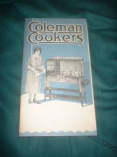 1925 COLEMAN COOKER RANGES & STOVES PIC ADV BROCURE  