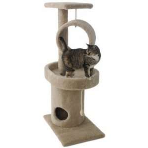  Oval Platform Sleeper Cat Tree  Color GREY   DARK  Size 