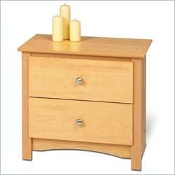prepac sonoma 2 drawer night stand light maple night table 3363 the 