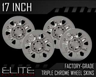  steel wheels must be an exact match to the chrome wheel skin covers 