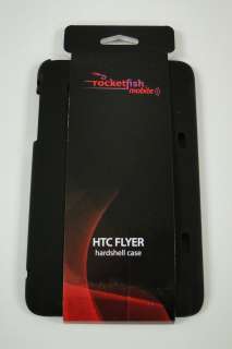 Rubberized Hard Back Case Cover HTC Flyer Tablet Rocketfish RF CHFH2BN 