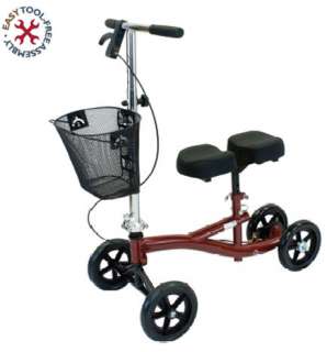 Roscoe Steerable Knee Crutch Walker Mobility Scooter   3 COLOR CHOICE 