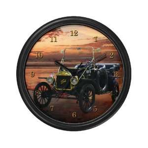  Model T Ford Racing Wall Clock by 