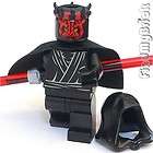 SW837 Lego Star Wars Darth Maul Custom Minifigure with Zabrak Horns 