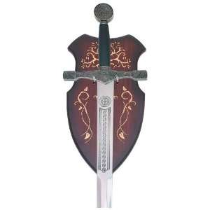   Collectible King Arthur Excalibur Sword with Display Plaque Home